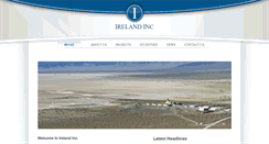 Desktop Screenshot of irelandminerals.com